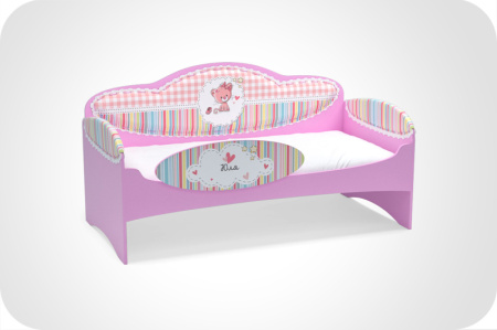Миа_Розовый_Базовая_комплектация+Бортик+Имя